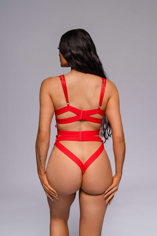 Adeline Bodysuit - Rot