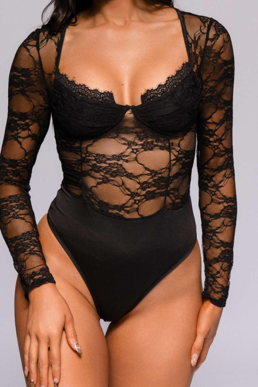 Angie Bodysuit - Schwarz