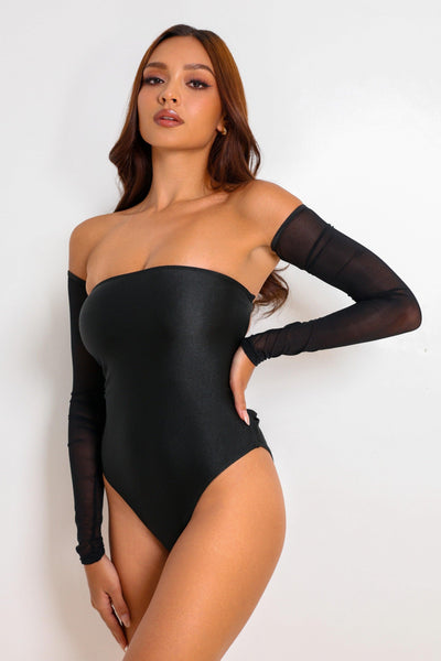 Hallie Bodysuit - Schwarz