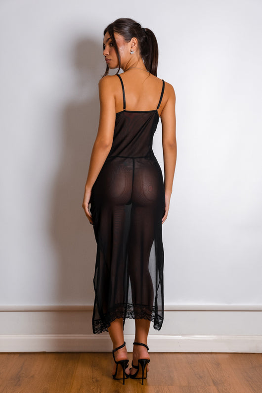 Lyonell Lingerie Kleid - Schwarz