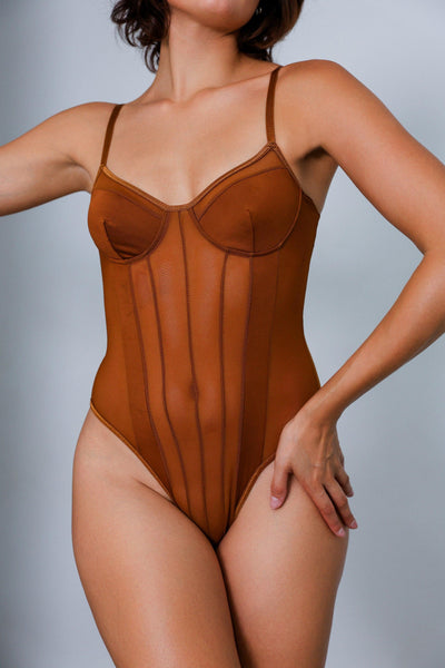 Skyler Bodysuit - Braun