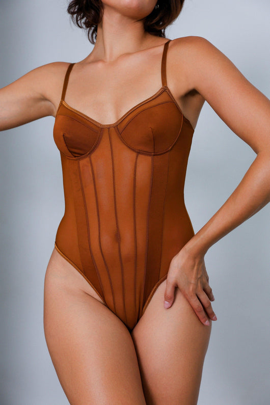 Skyler Bodysuit - Braun
